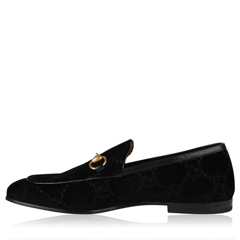 gucci velvet loafers mens